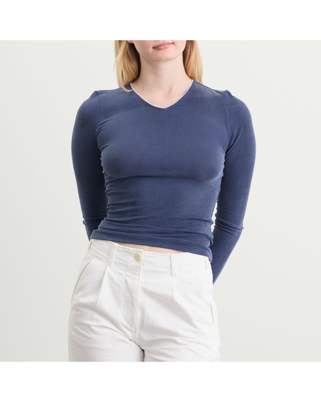 Fruity Booty Blue Second Skins V-Neck