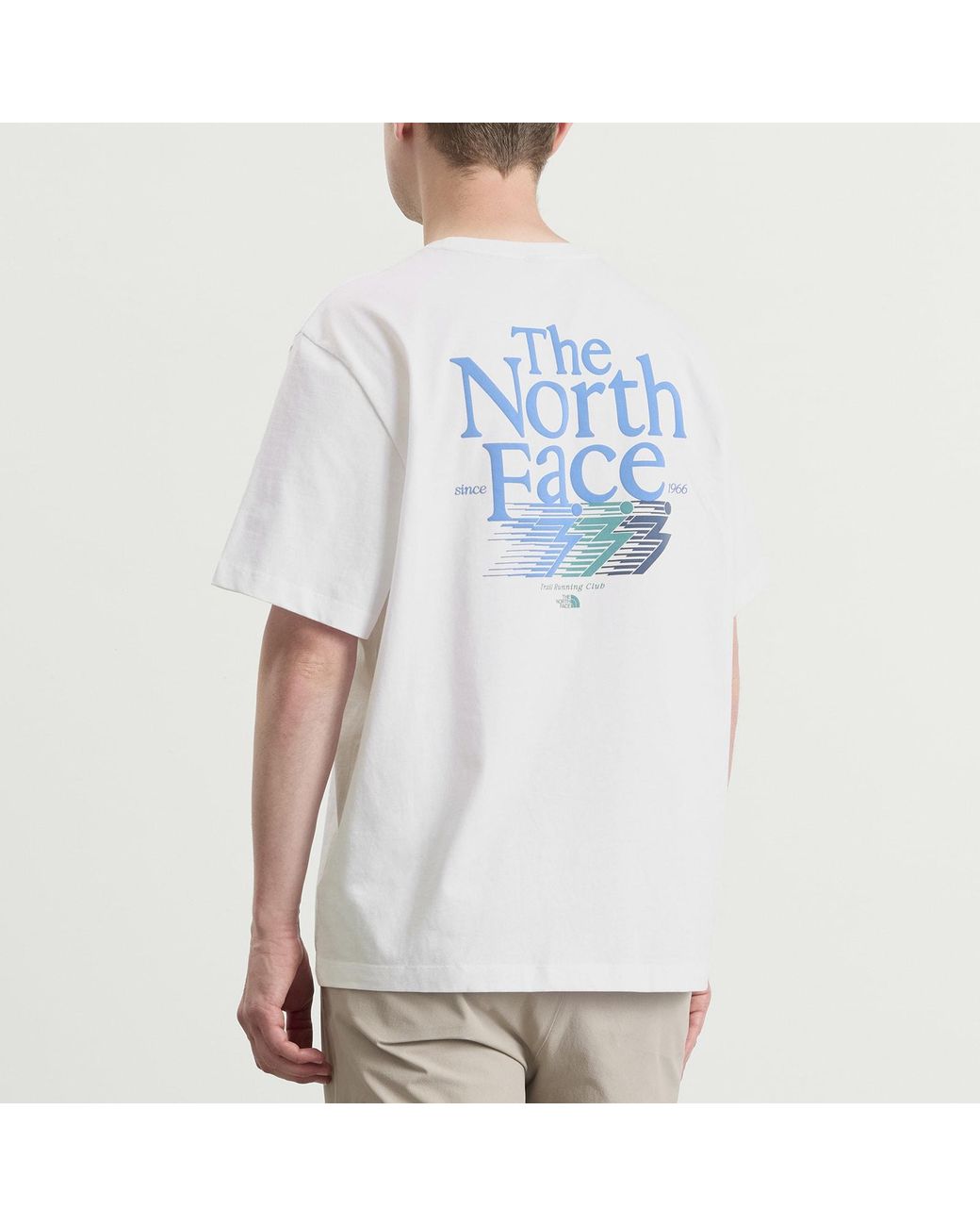 The North Face White Retro Trail Relaxed T-Shirt for men