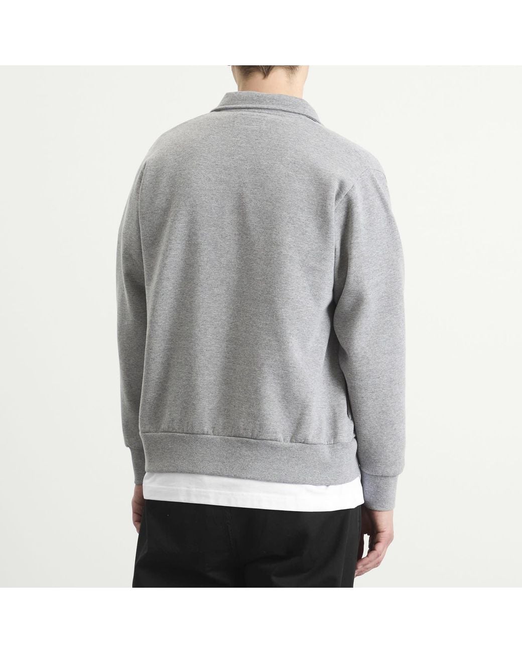 Universal Works Gray Tylerzip Sweat Jacket for men