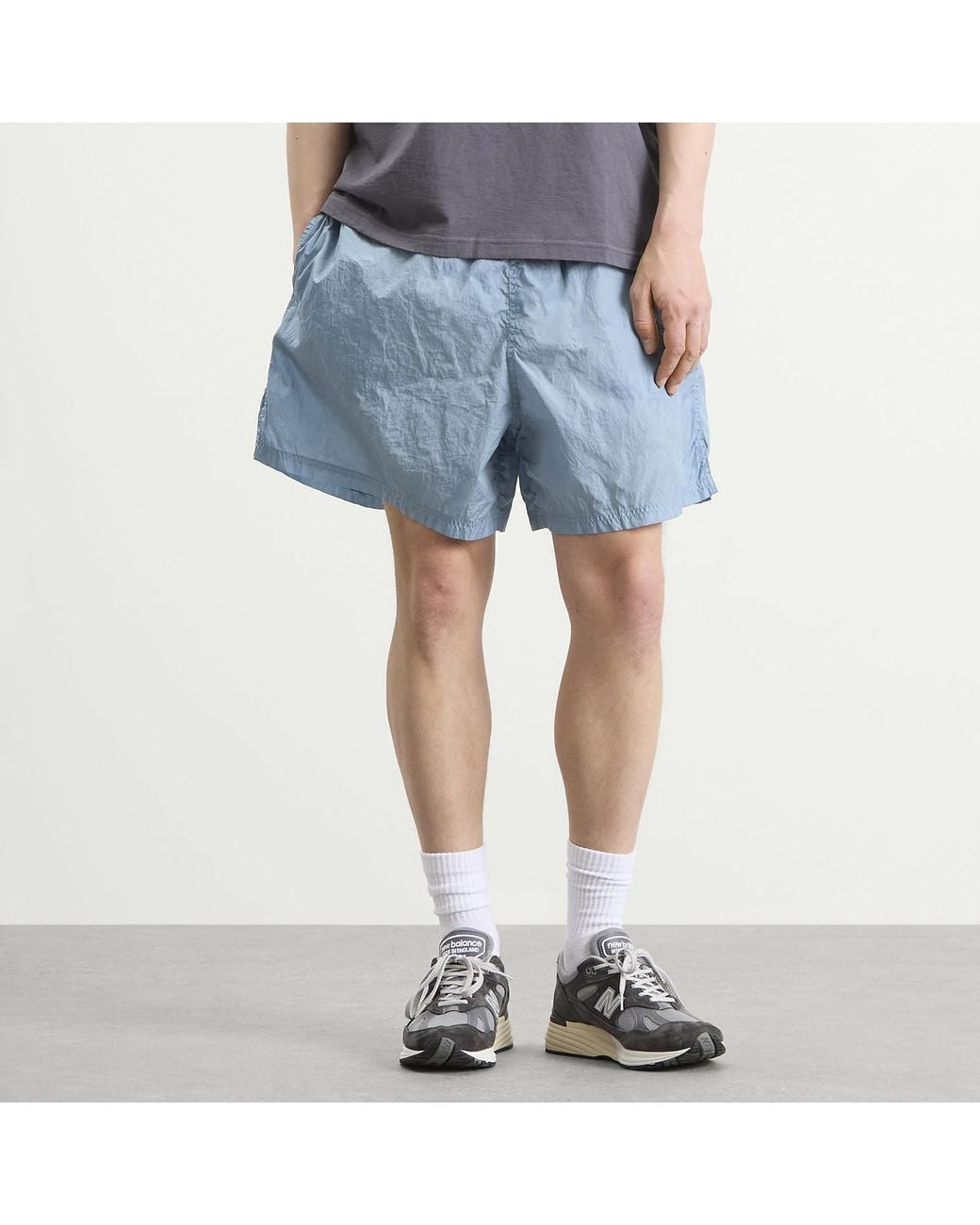 Stone Island Blue Water Reactive Faded Camo Swim Shorts for men