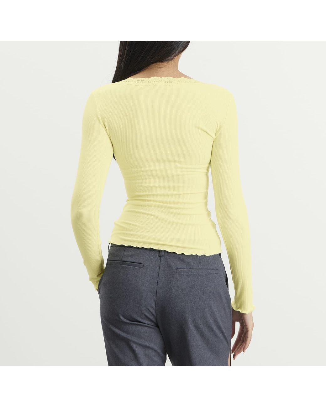 Many Many Clothes Yellow The Uma Long Sleeve Top