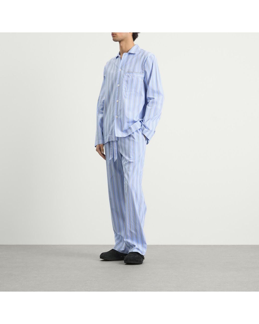Tekla Blue Sleep Shirt