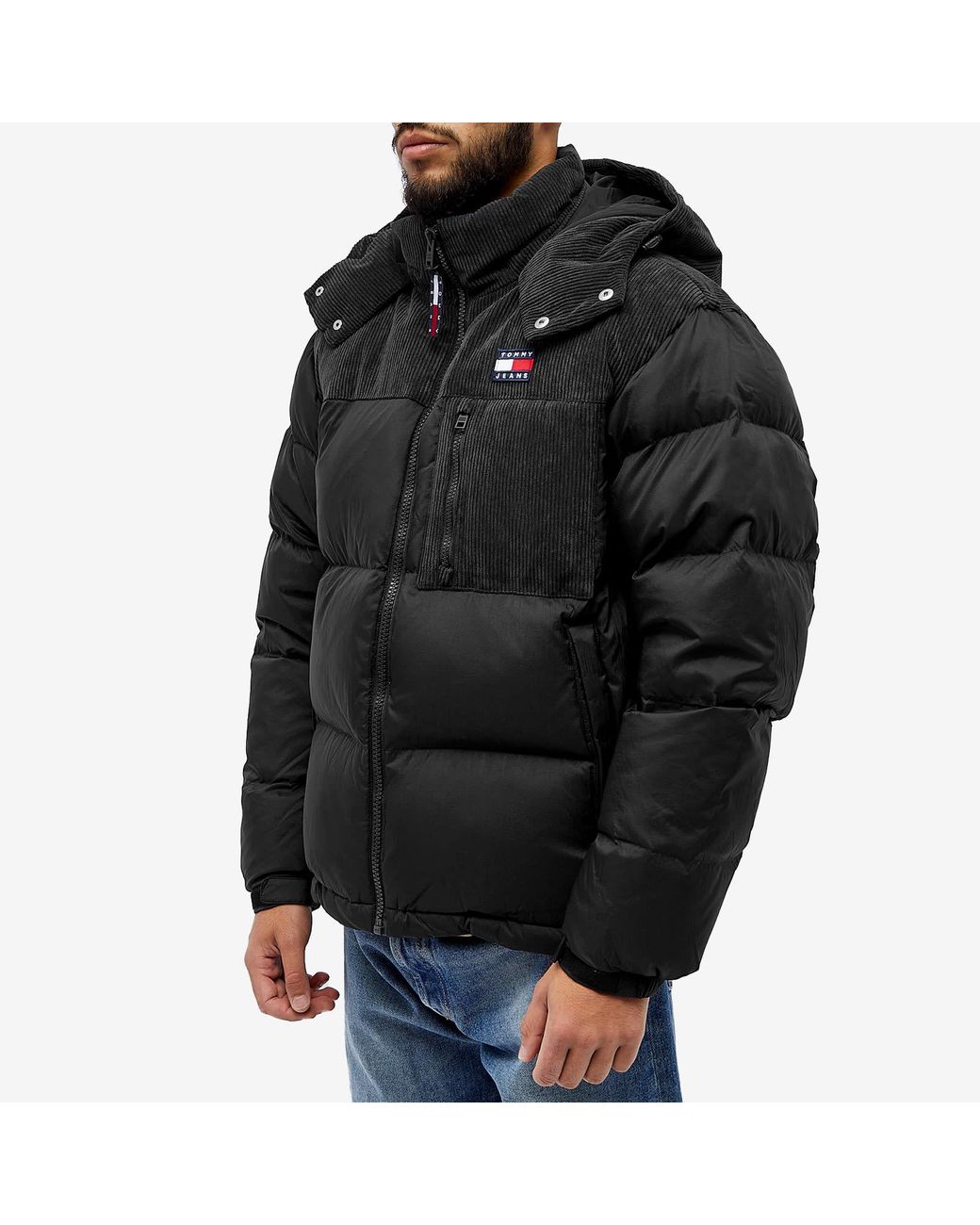 Tommy hilfiger shop cord puffer jacket