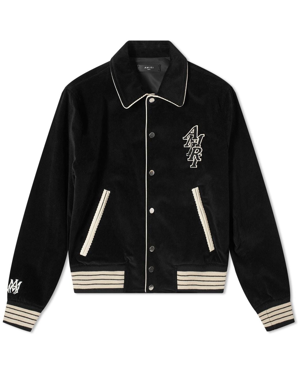 Amiri Corduroy Teddy Jacket in Black for Men | Lyst