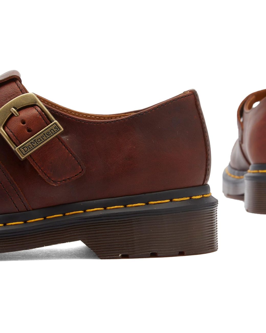 Dr. Martens Leather T-Bar Mary Jane Shoes in Brown | Lyst display picture 1