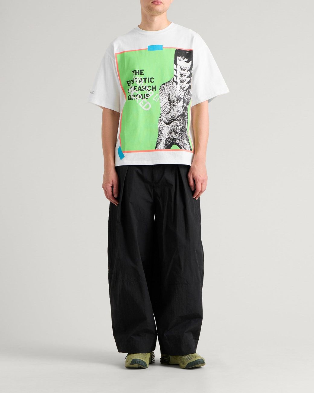 Ecstatic Research Green Group T-Shirt for men
