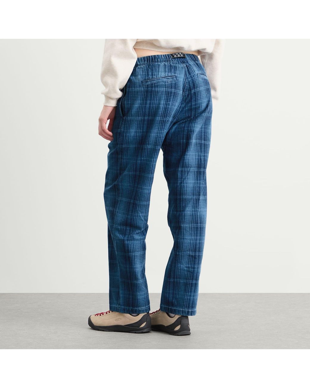 Gramicci Blue O.G Denim Plaid Pant