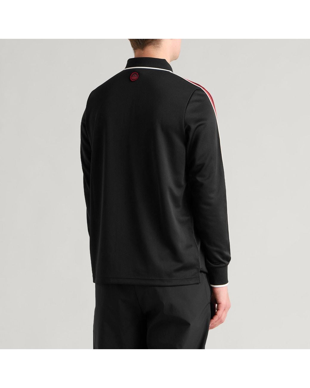 Adidas Black Spezial Manchester United Fc Polo Top for men