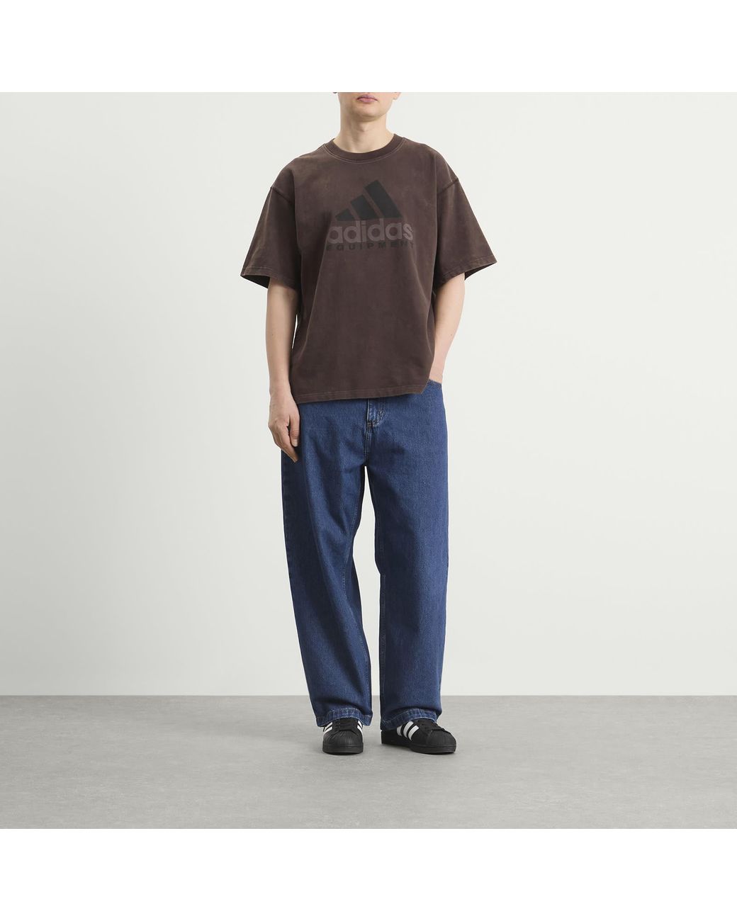 Adidas Brown Eqt T-Shirt for men