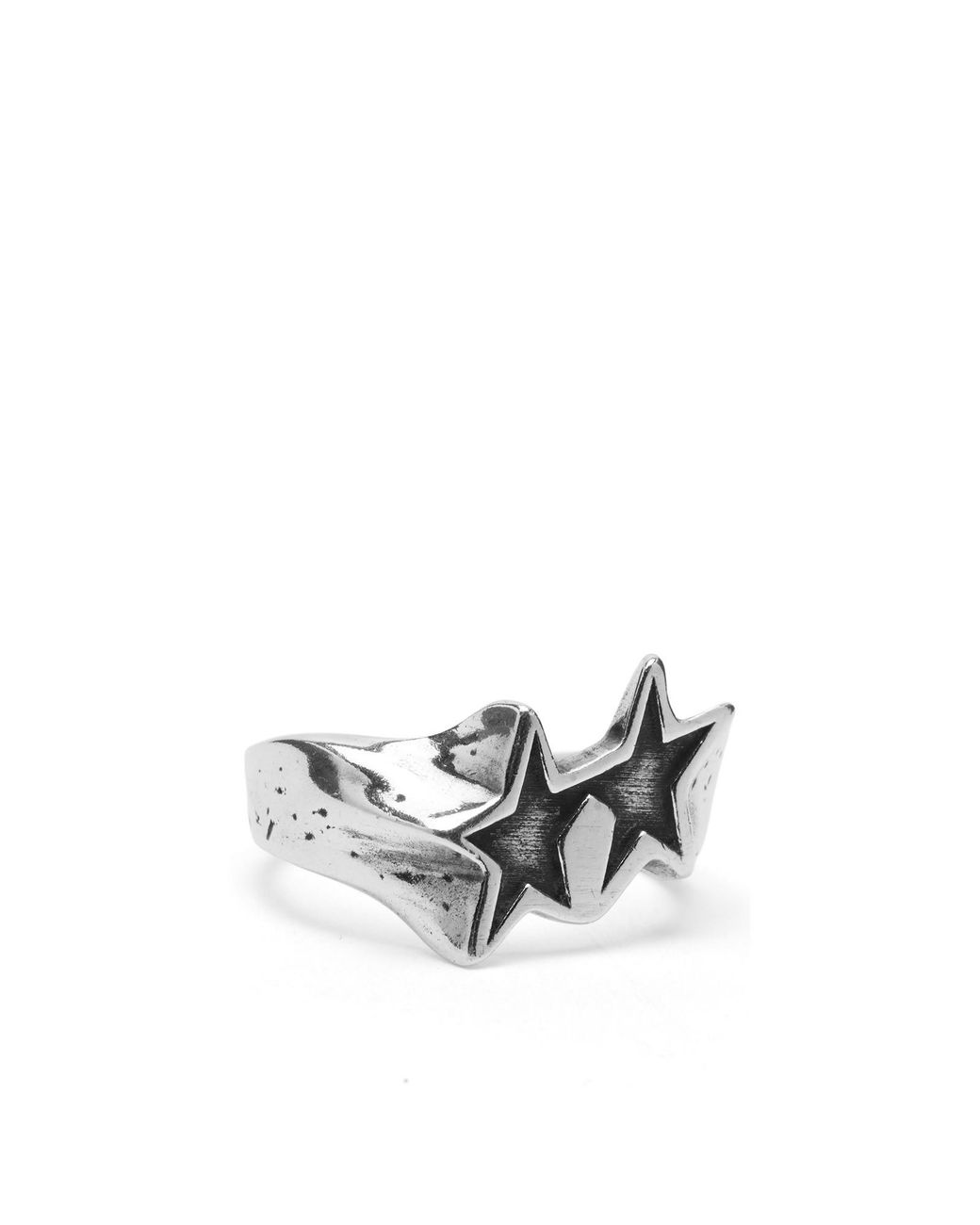 Twojeys White Tilted Icon Ring