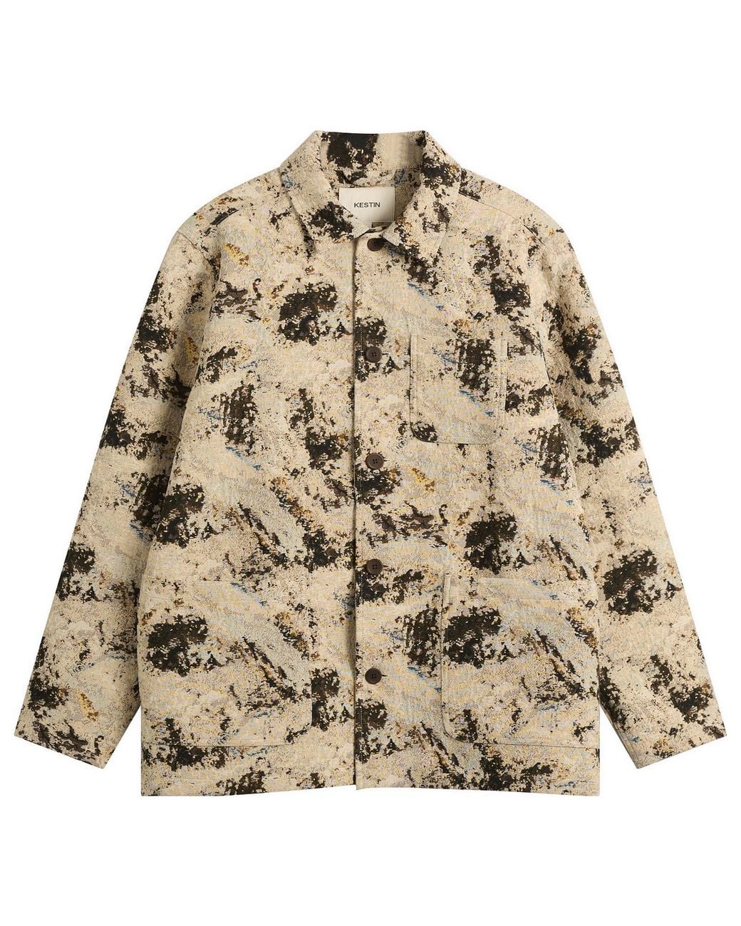 Kestin Brown Jacquard Ormiston Jacket for men