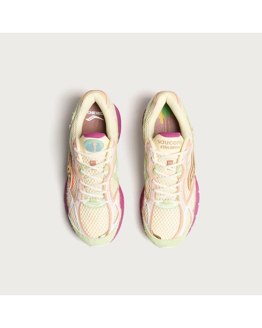Saucony Pink X Stan Birch Guide 7 Sneaker for men