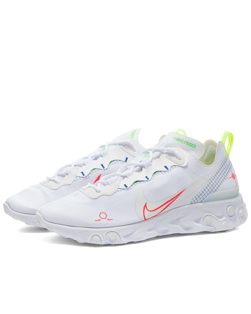 Nike React Element 55 in White for Men - Lyst