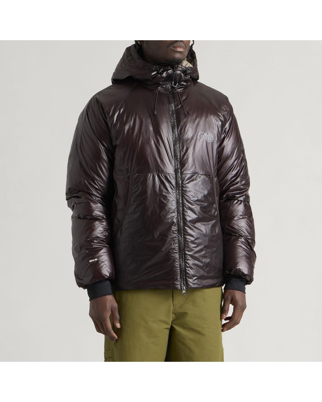 Purple Mountain Observatory Black Shield Translucent Down Jacket for men
