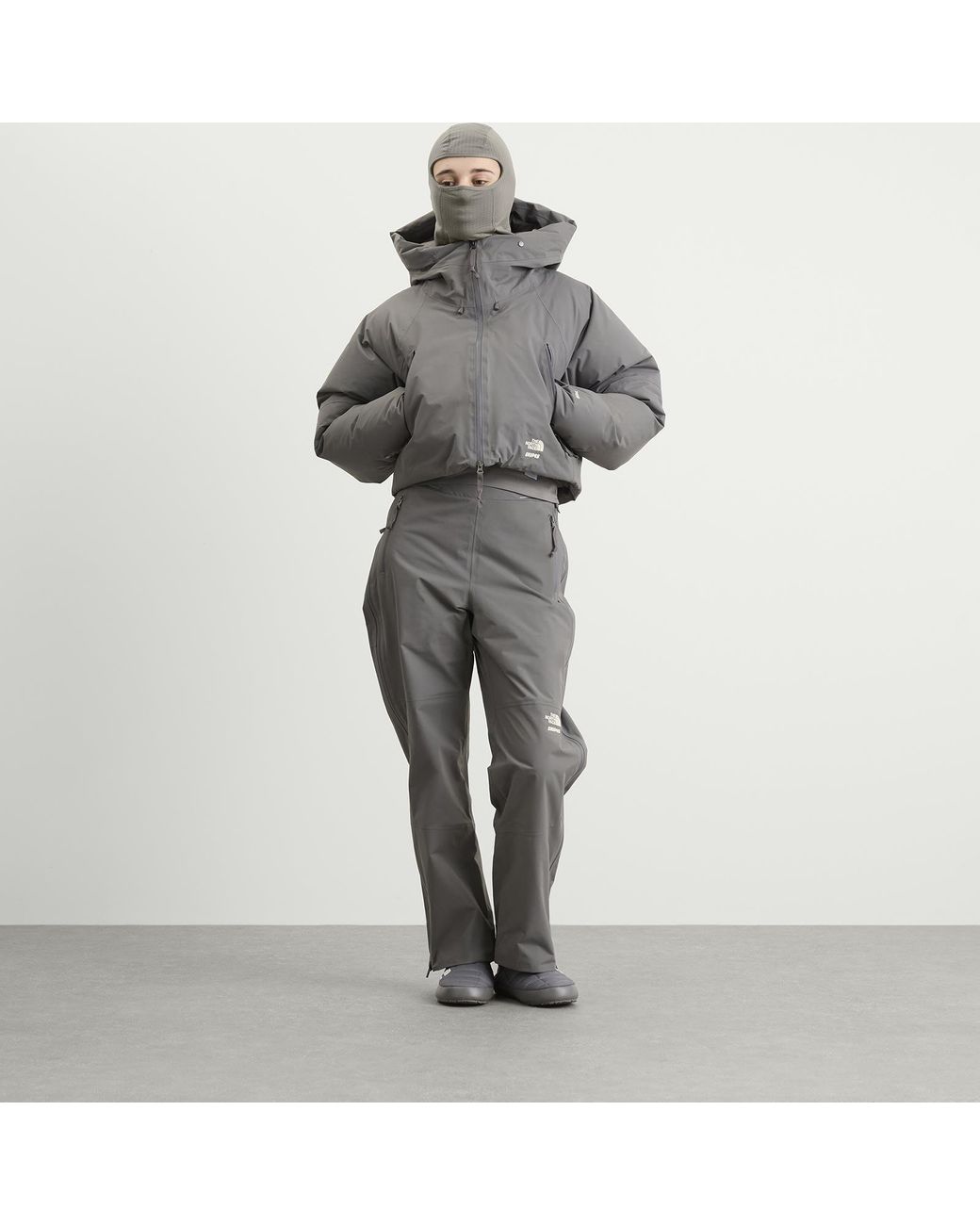 The North Face Gray X Skims Dotknit Balaclava