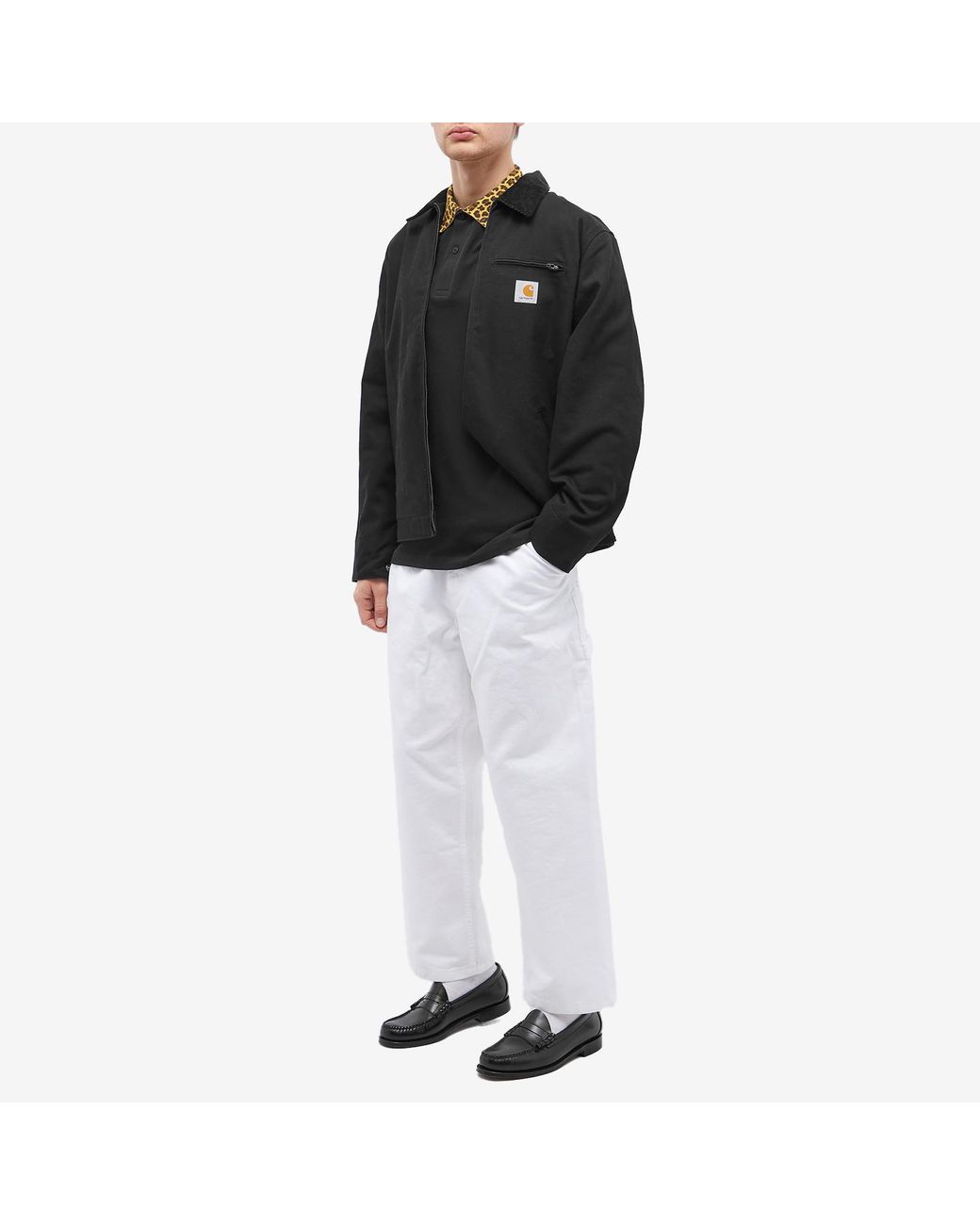 Fred Perry X Noon Goons Leopard Print Polo in Black for Men