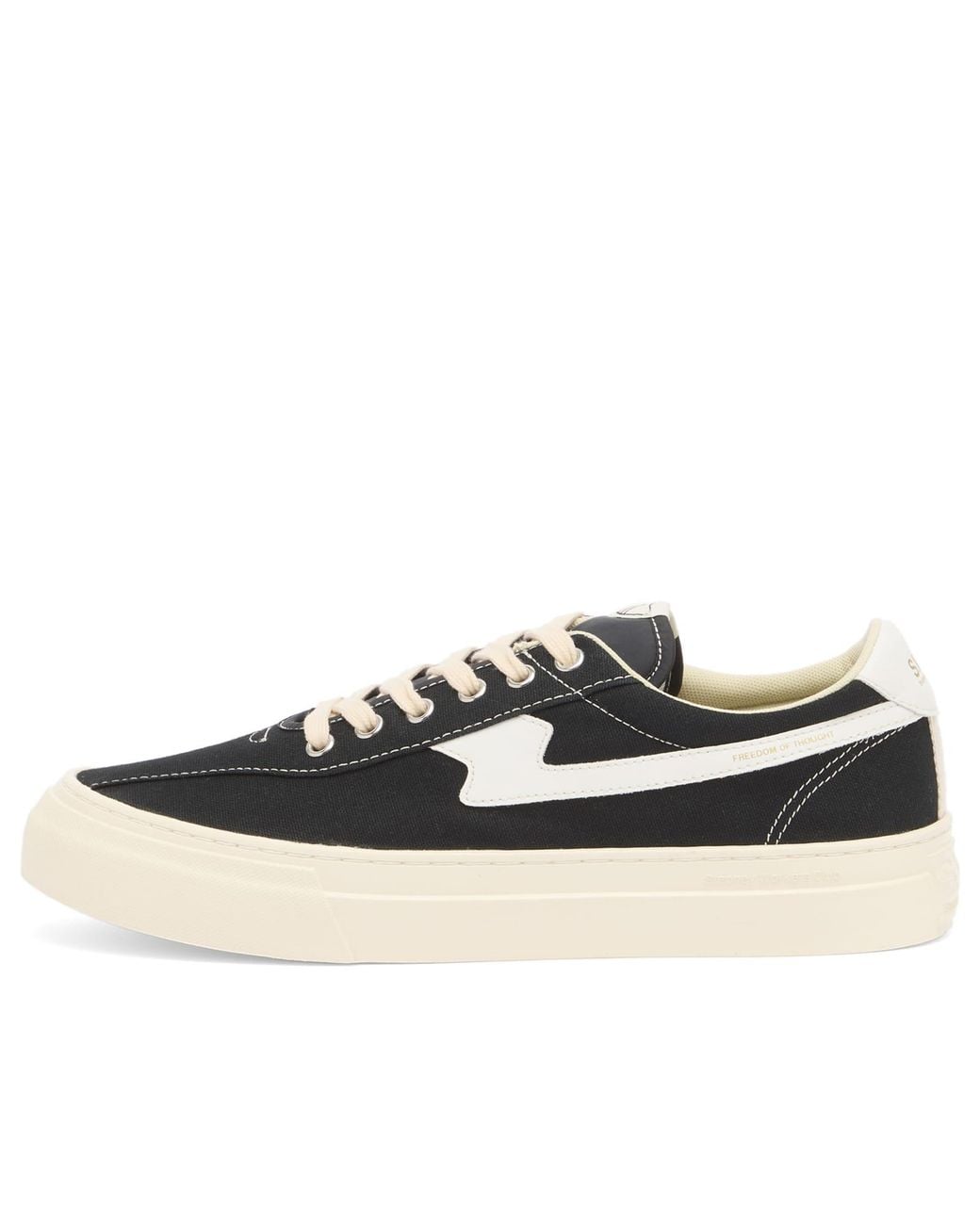 Stepney Workers Club Black Dellow S-Strike Cup Canvas Sneaker for men