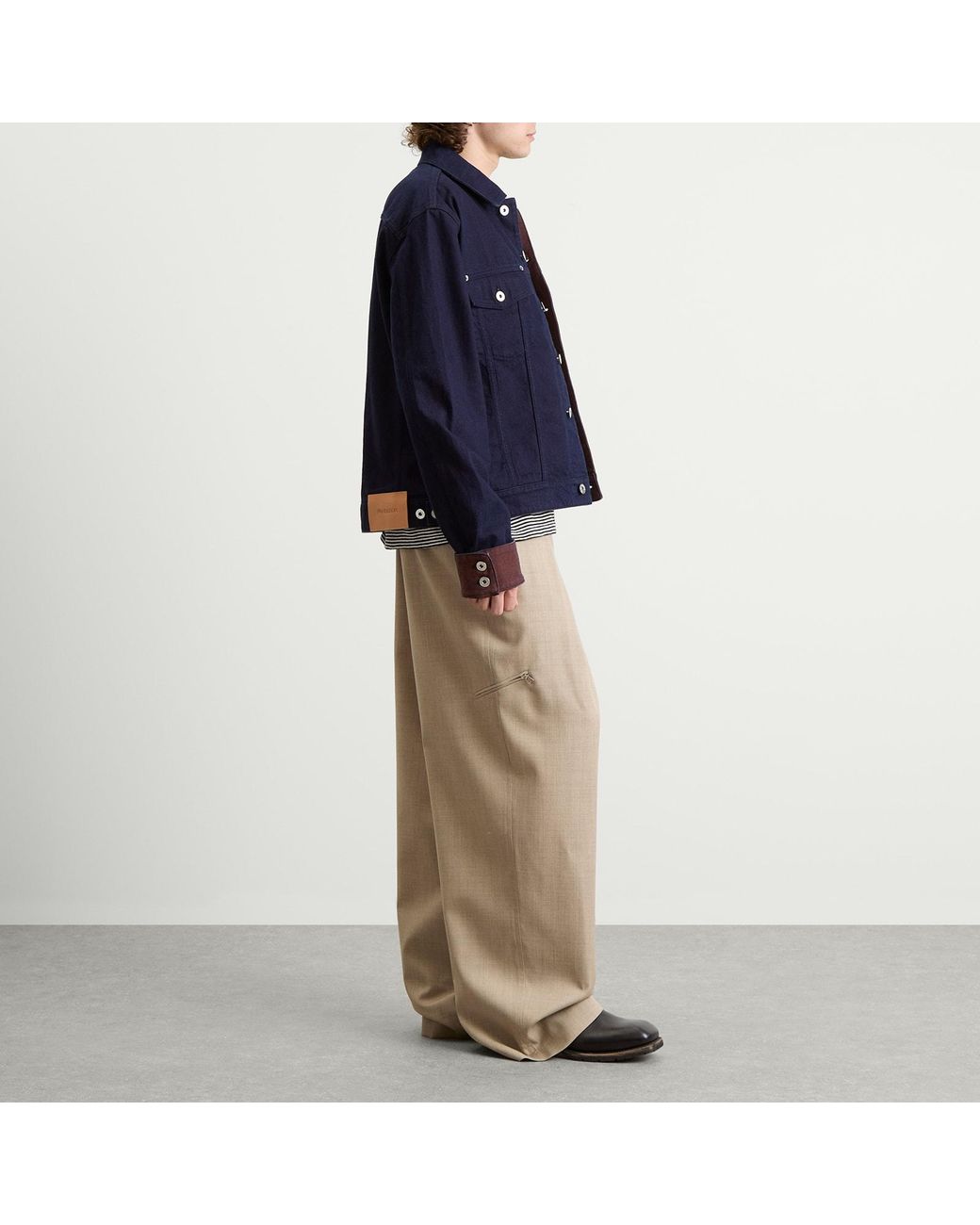 J.W. Anderson Blue Turn Up Cuff Jacket for men