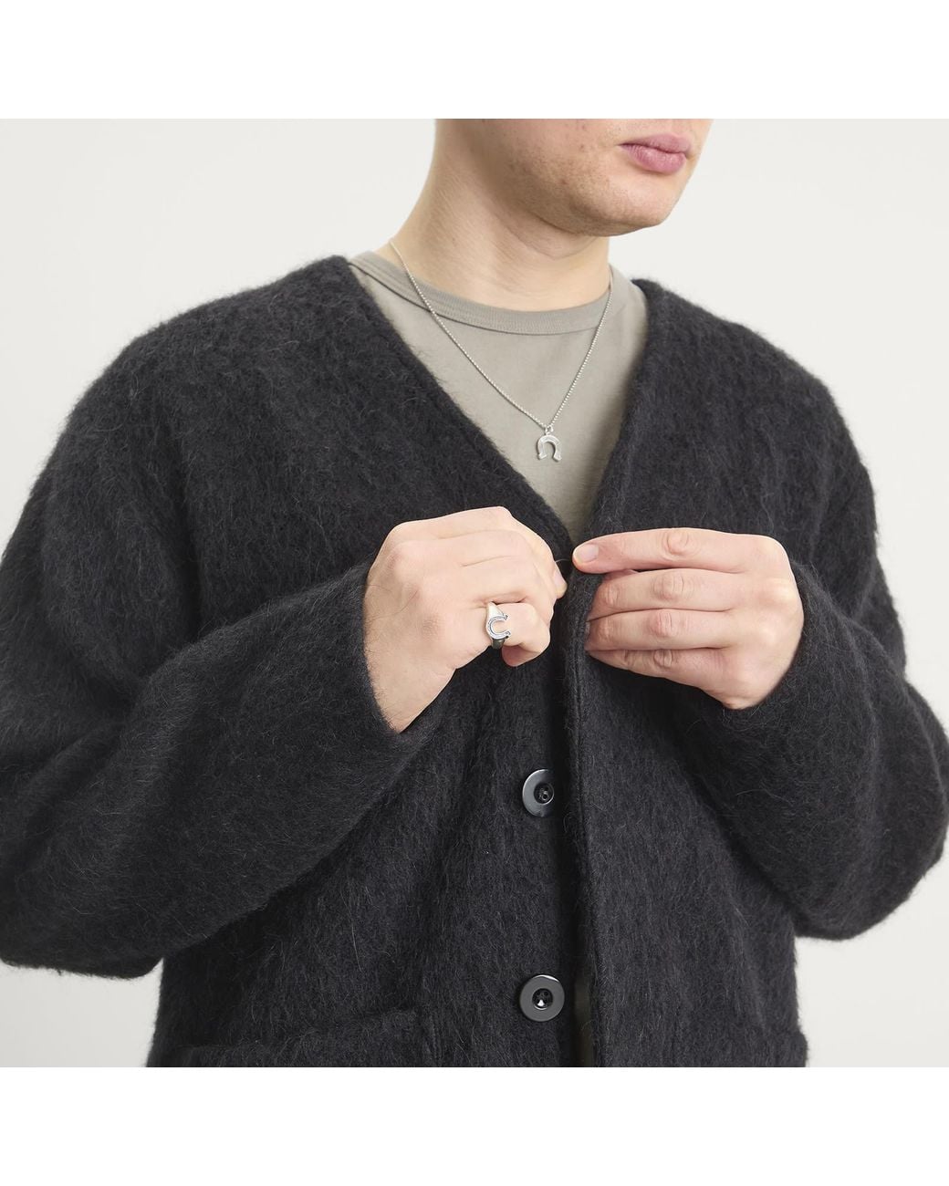 Serge Denimes Metallic Ranch Ring for men