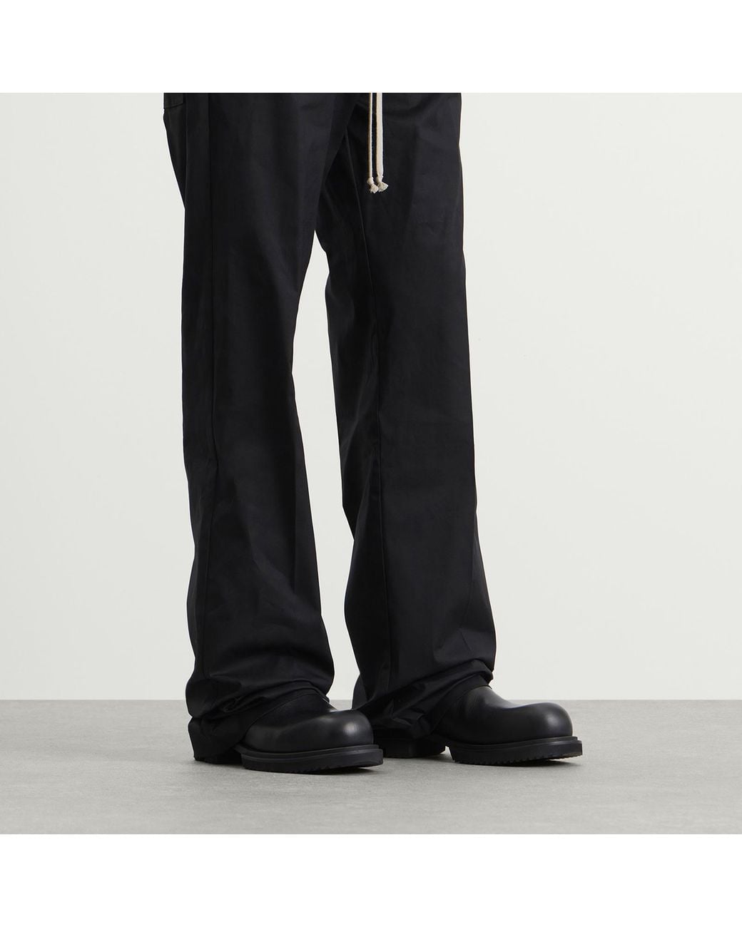 Rick Owens Black Beatle Gabe Boot for men