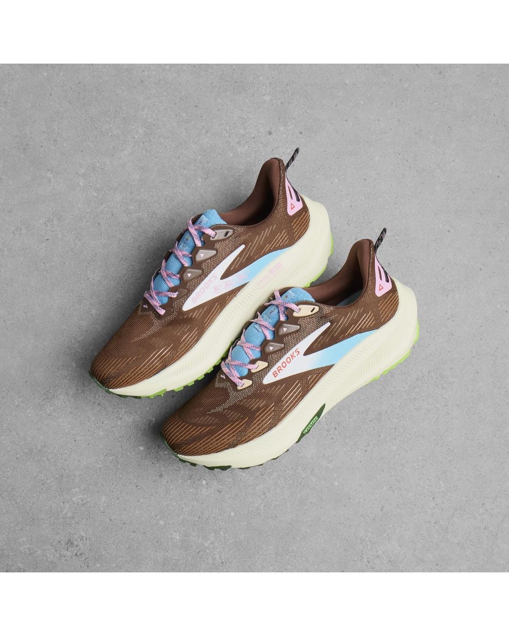 Brooks Natural X Alex Zono Ghost Trail Sneakers for men