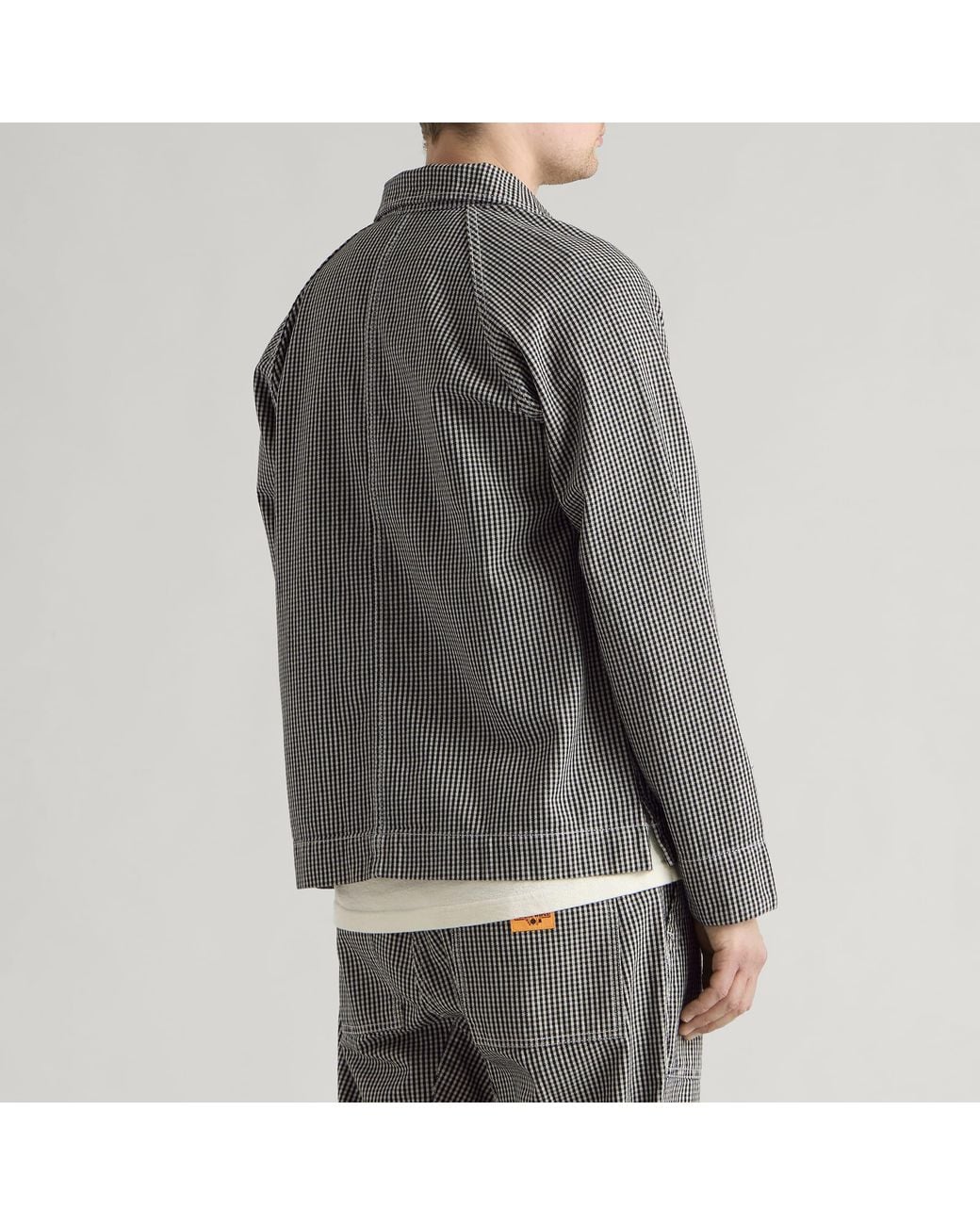 Service Works Gray House Gingham Foh Overshirt for men