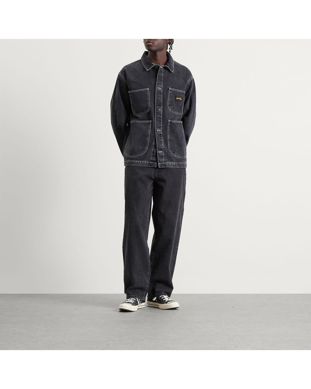 Stan Ray Black Coverall Jacket for men