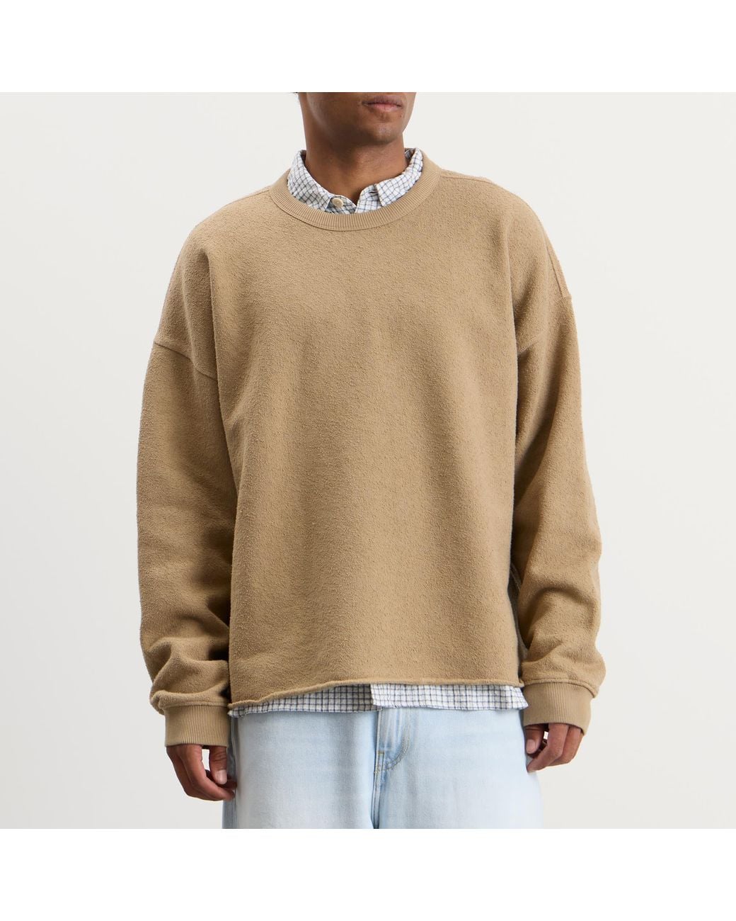 YMC Natural Textured Studio Sweatshirt for men