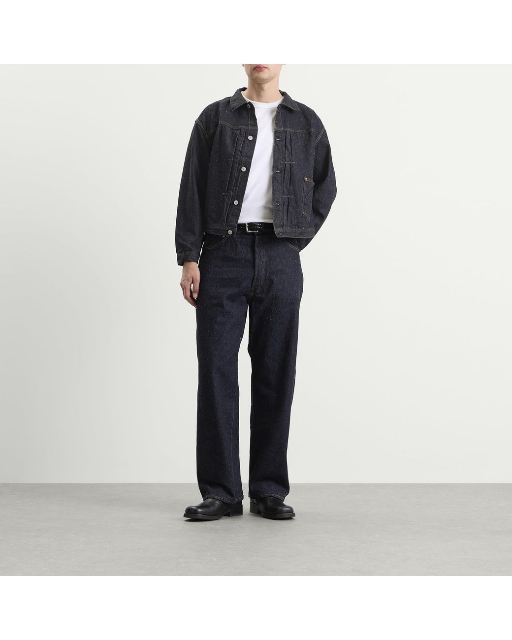 Kaptain Sunshine Blue Denim Tracker Jacket for men