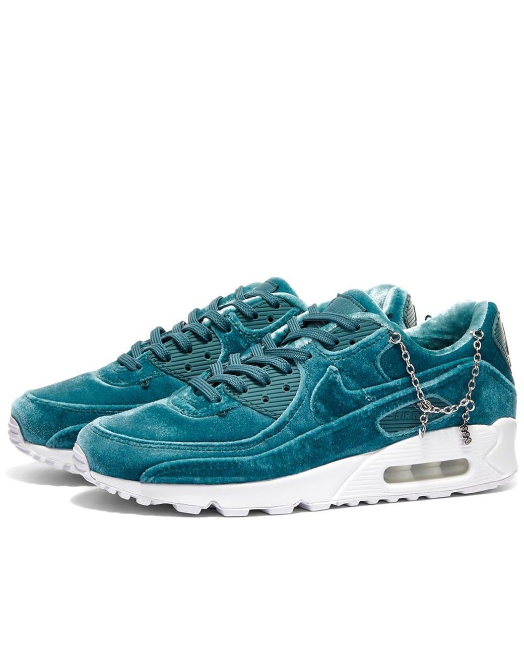 Nike Velvet W Air Max 90 Prm 'jewelry' Sneakers in Green/Silver/White  (Green) | Lyst Canada