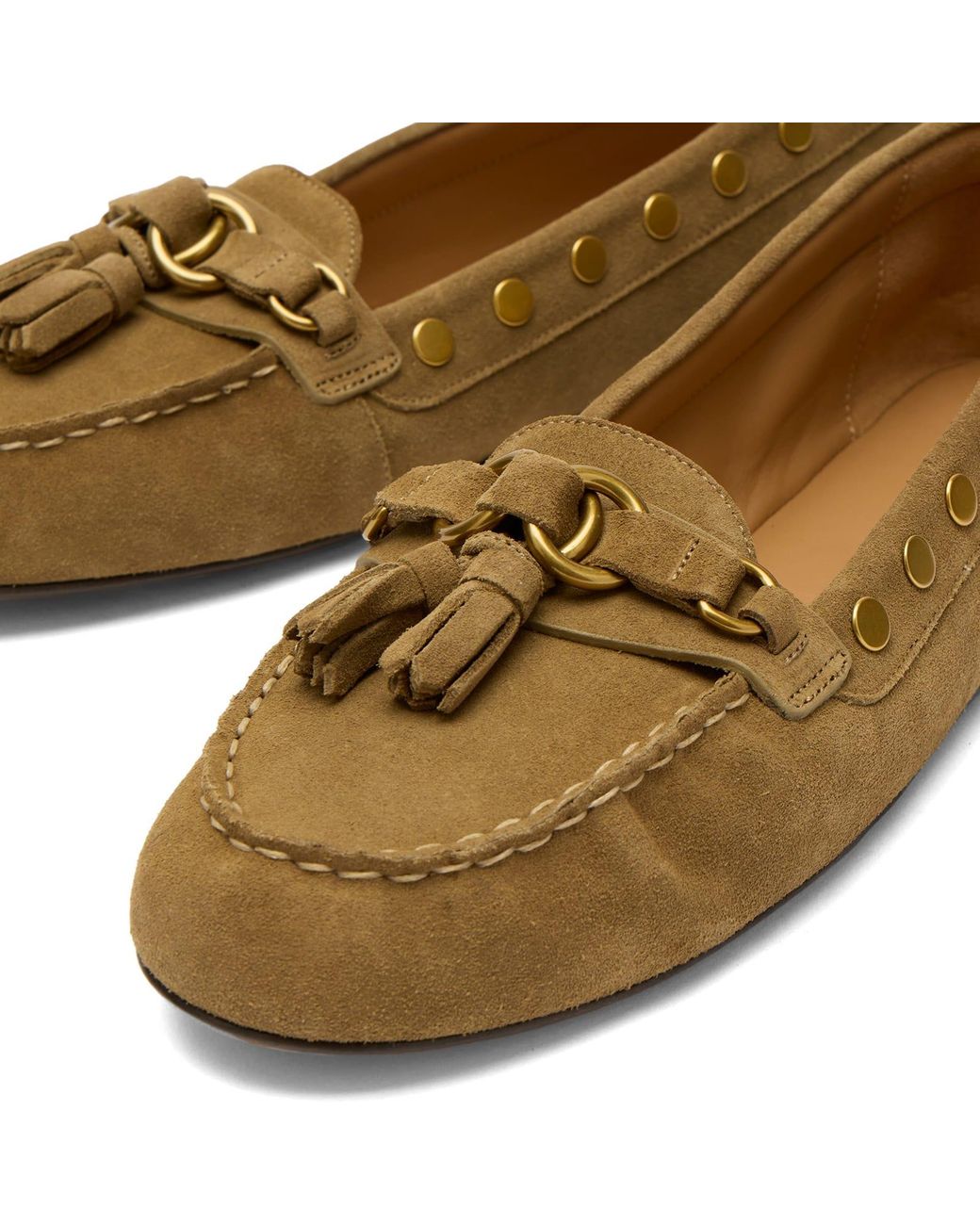 Isabel Marant Brown Faxel Mocassins