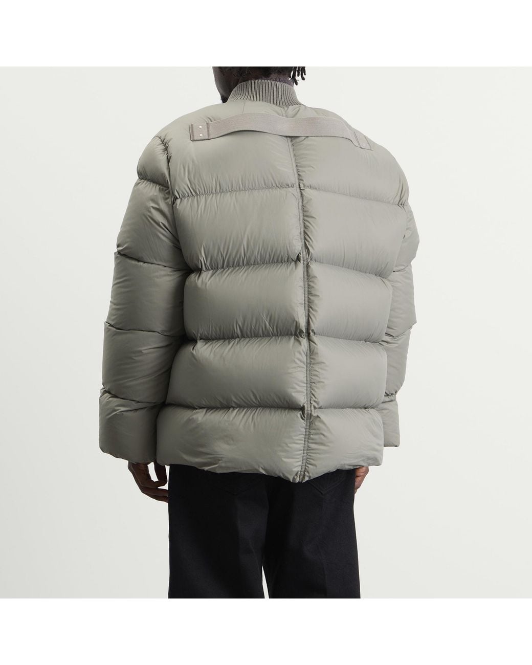 Rick Owens Gray Classic Flight Jacket for men