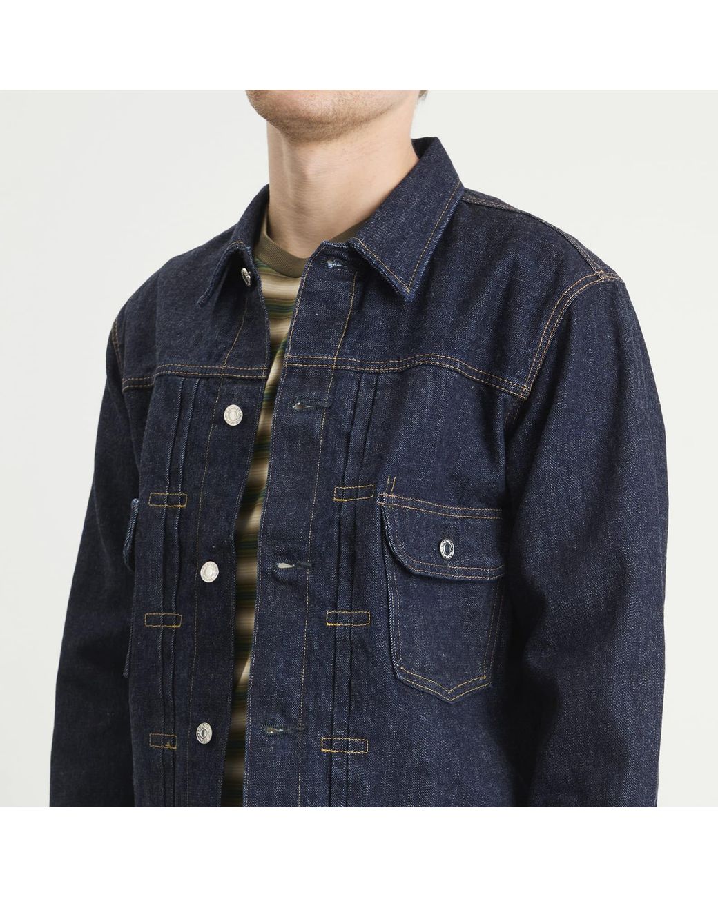 Edwin Blue Selvedge Denim Jacket for men