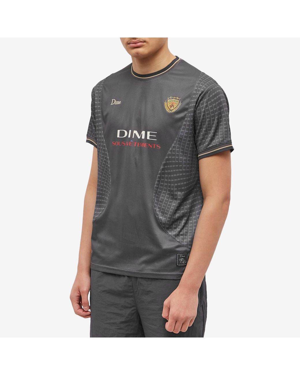 dime athletic jersey charcoal