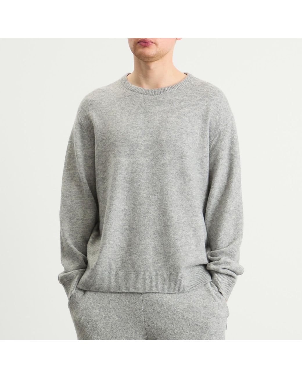 Calvin Klein Gray Lounge Long Sleeve Sweatshirt for men