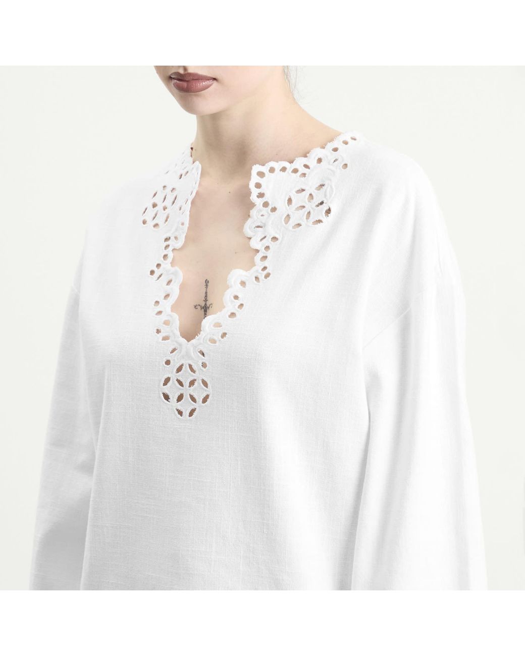 Isabel Marant White Sherazade Mini Dress