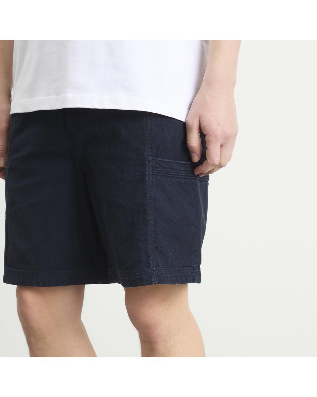 Folk Blue Lunar Jean Short for men