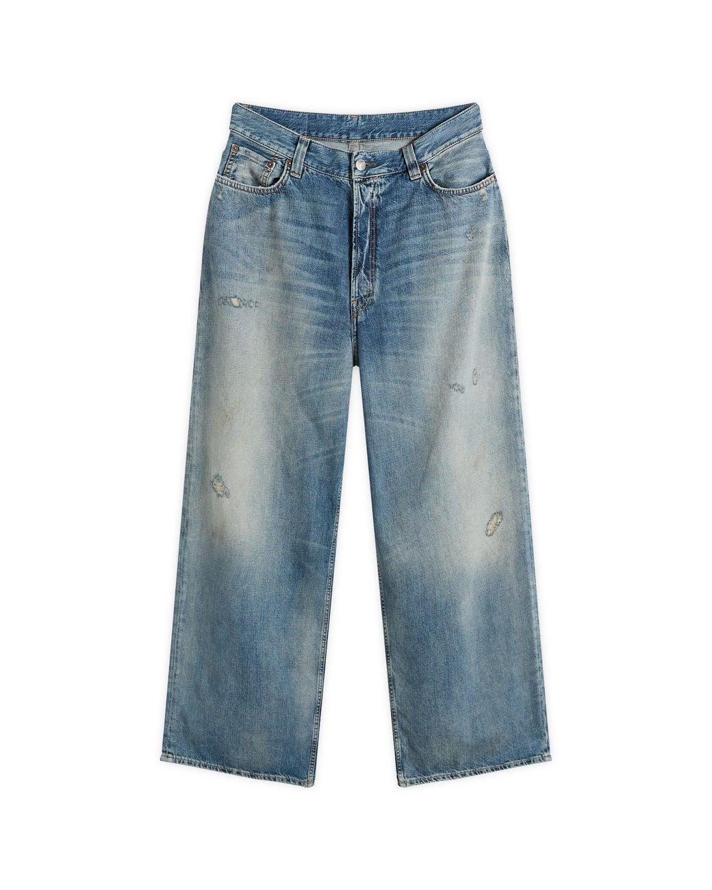 Acne Blue 2023 Daybreak Wash Wide Leg Jeans for men