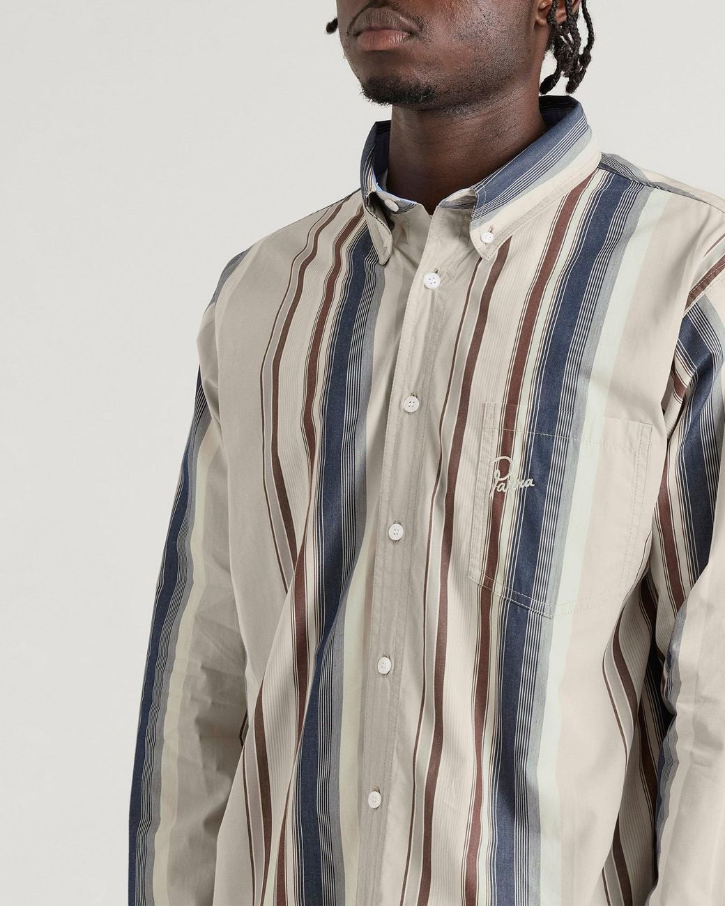 by Parra Vertical Darwin Shirt in Blue for Men | Lyst