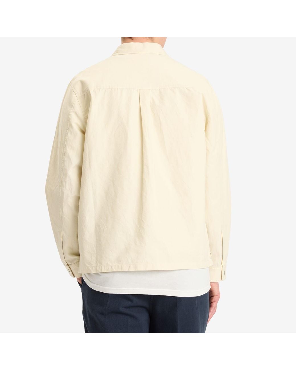Folk Natural Anniversary Patch Overshirt for men