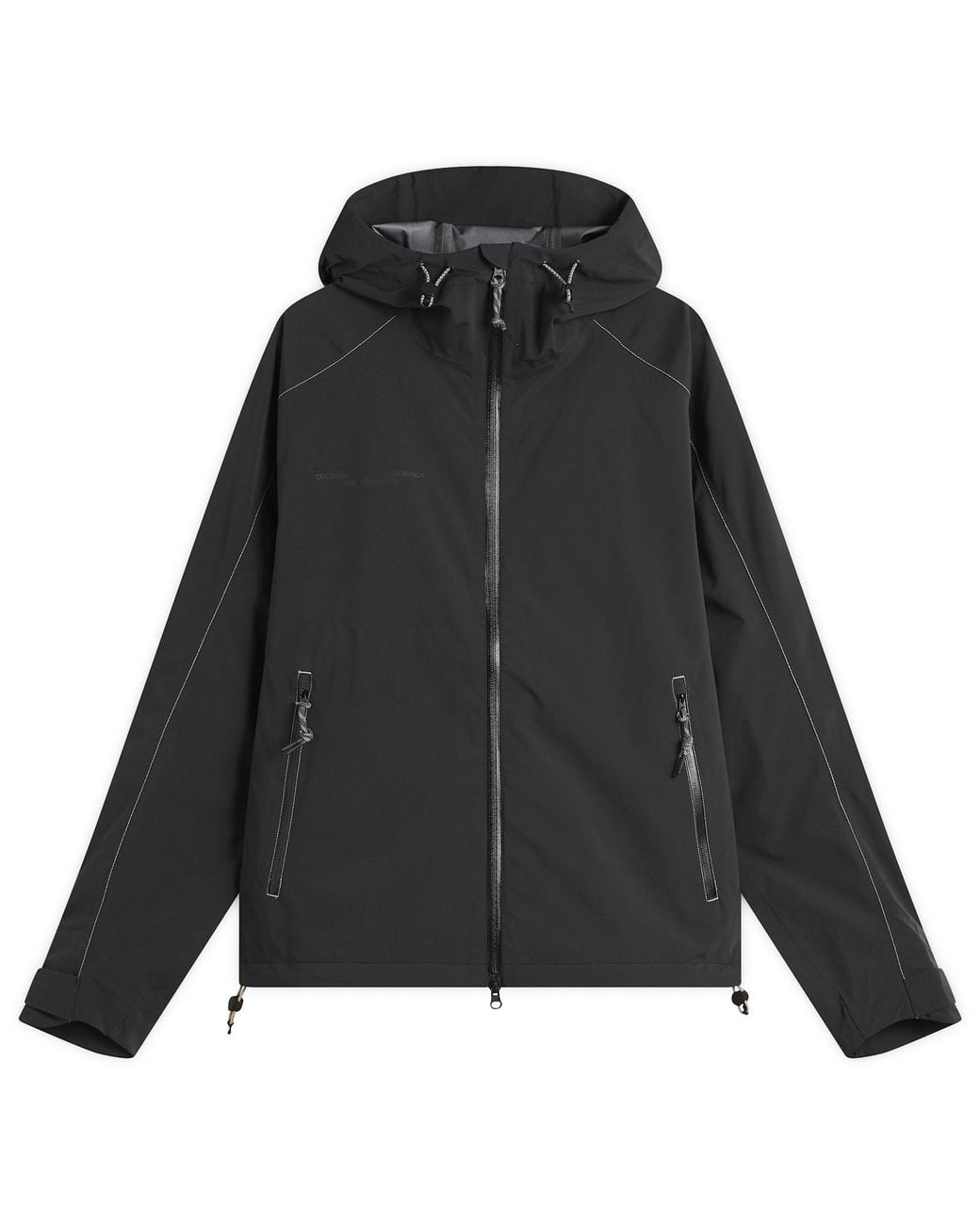 KA_YO_Prototype Black 3-Layer Shell Jacket for men