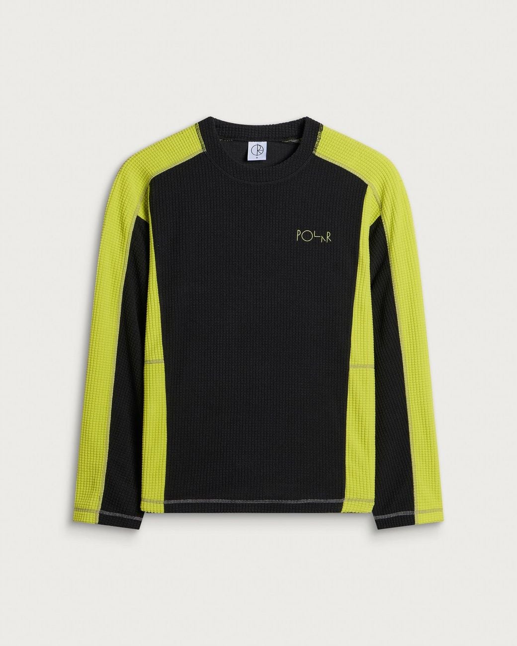 Chartruce Color Code POLAR SKATE Grid Fleece Jumper in Black for Men | Lyst
