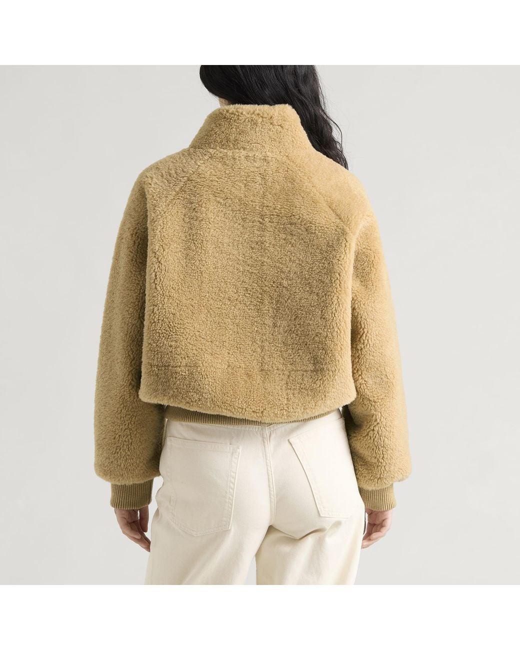DUNST Natural Boa Fleece Blouson