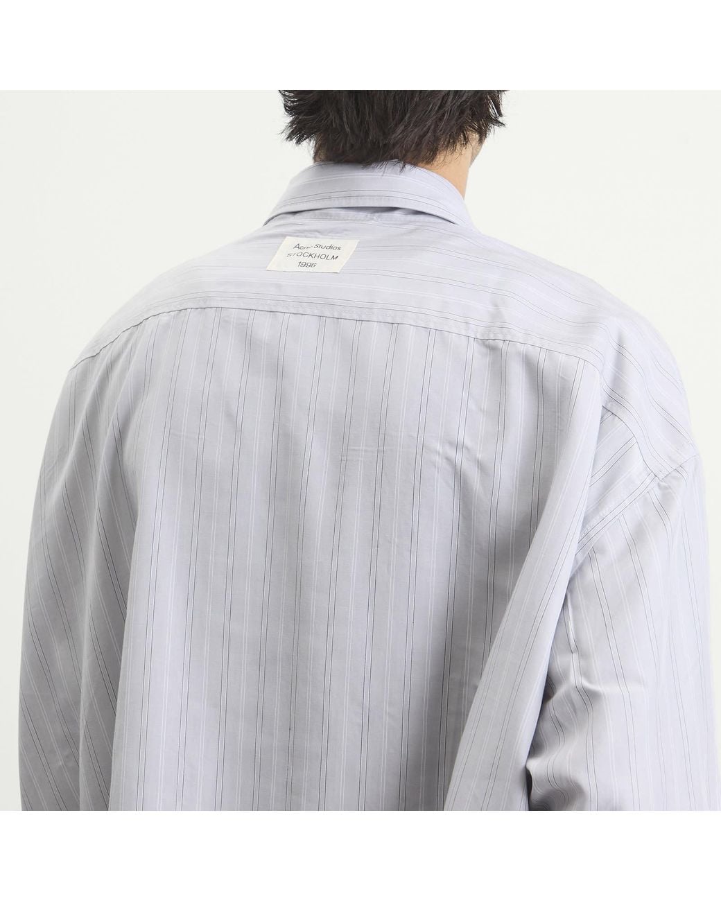 Acne Blue Stripe Shirt for men