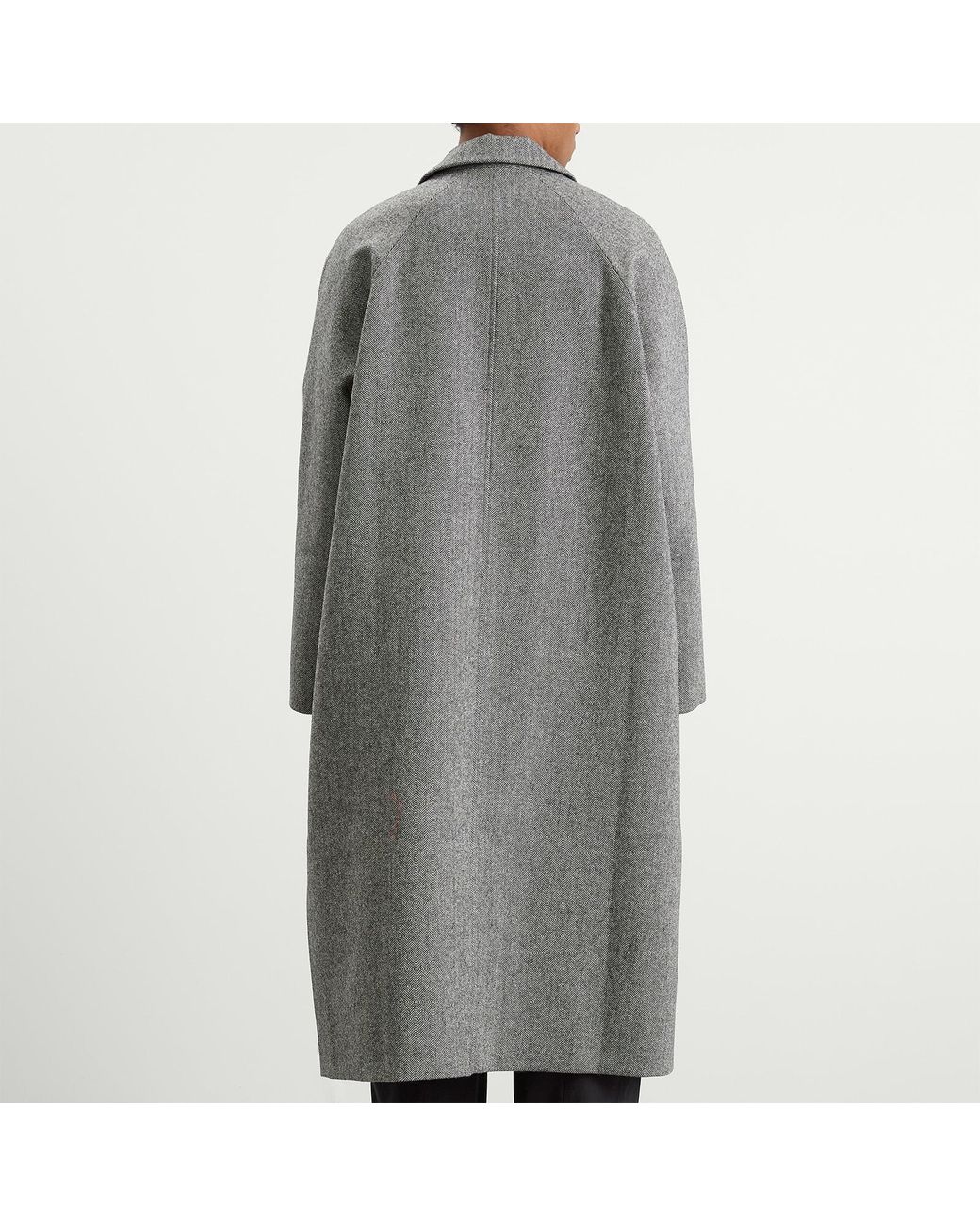 SAGE NATION Gray Takeshi Overcoat for men