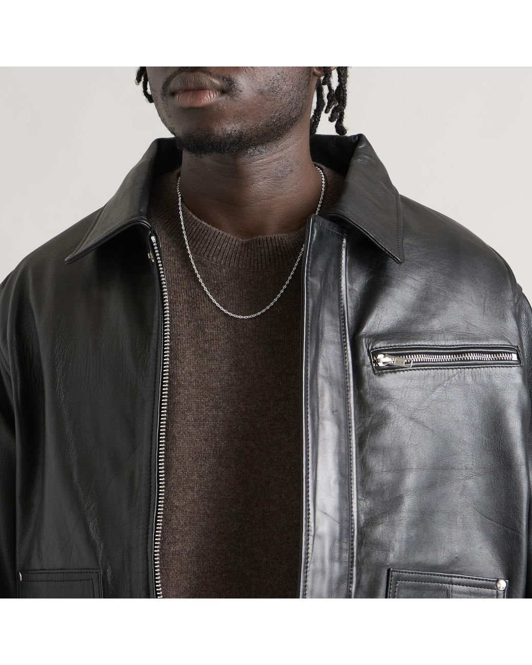 Common Lines Metallic Mini Marina Necklace for men