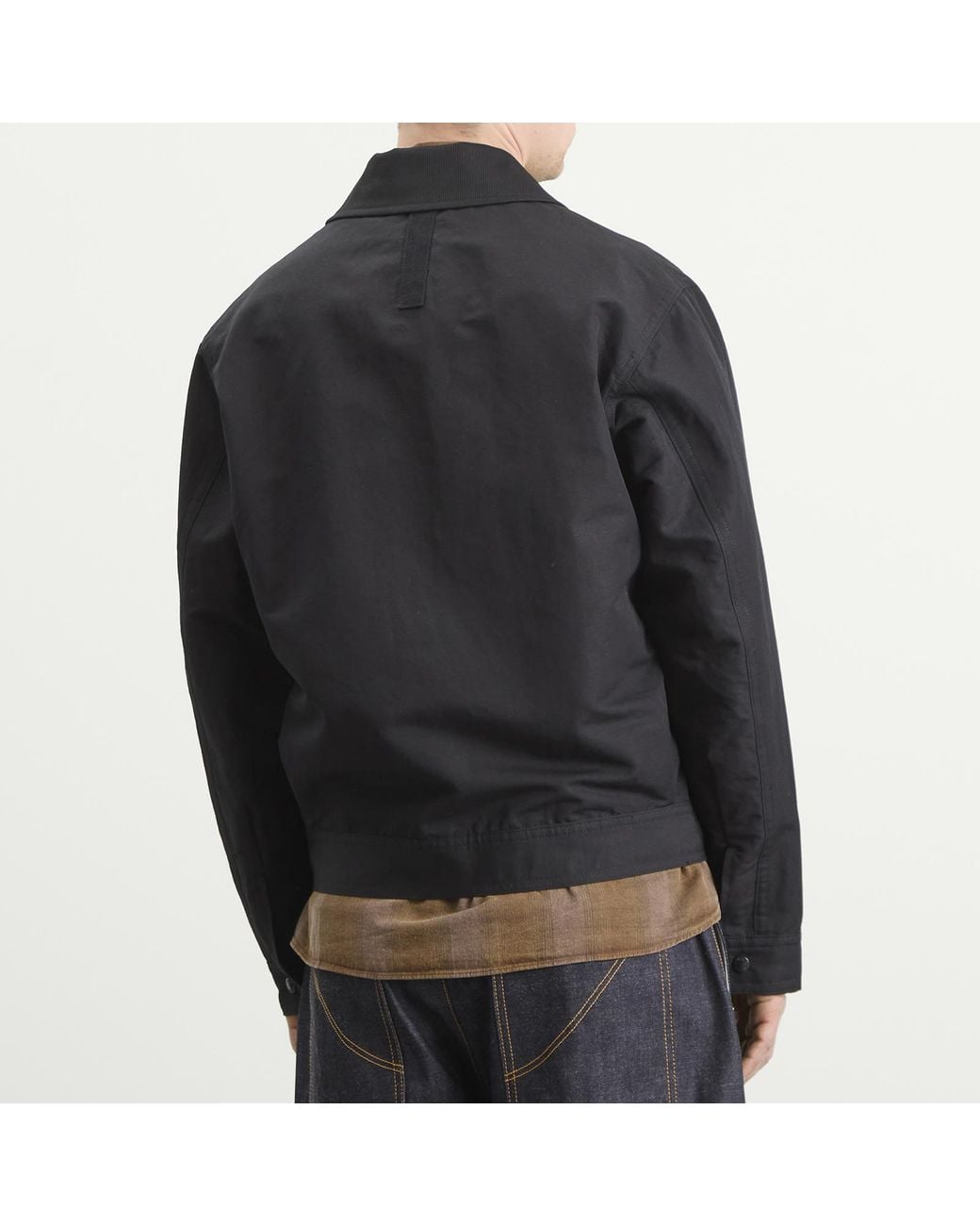 Junya Watanabe Black Filson Oxford Linen Jacket for men