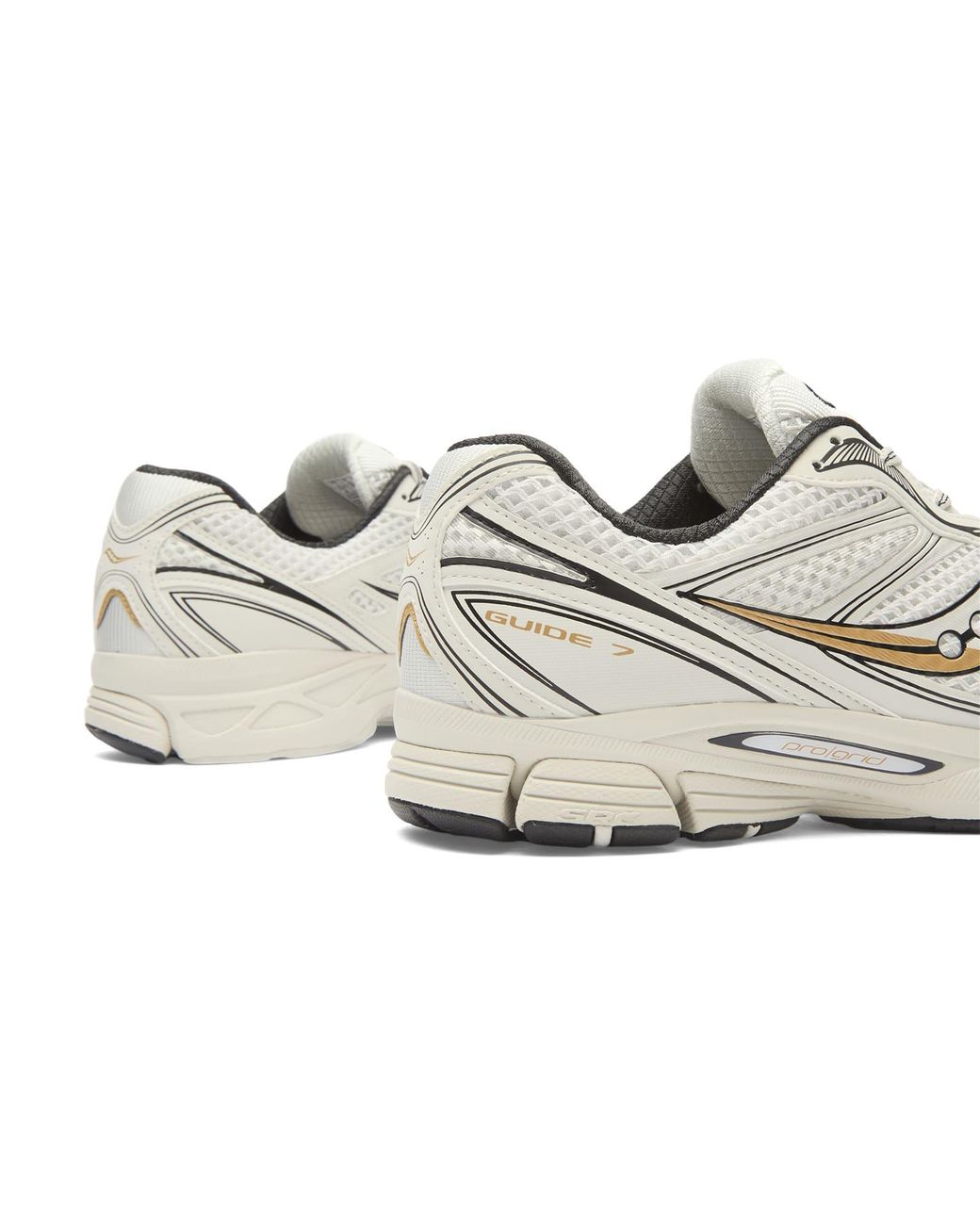 Saucony White Progrid Guide 7 Sneaker
