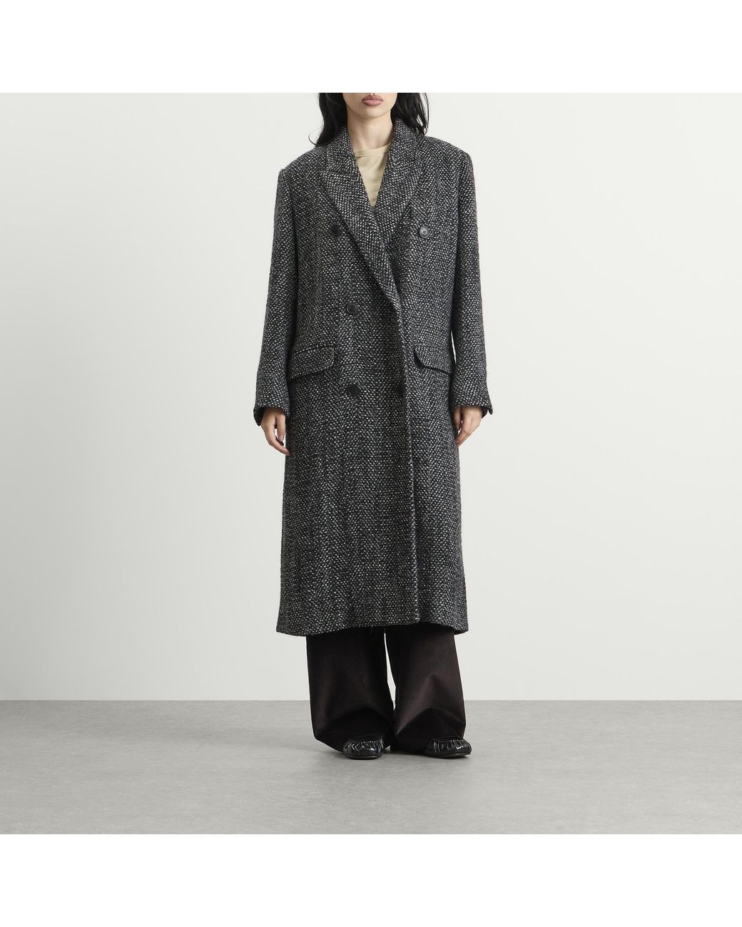 Isabel Marant Black Étoile Pilda Long Coat