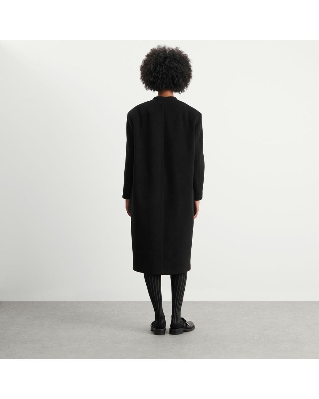 Isabel Marant Black Florane Long Wool Coat
